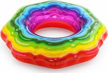 Ujumisrõngas Bestway Rainbow Ribbon 36163, 115 cm