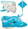 Täispuhutav ujumisrõngas Intex Stingray Ride On 57576, 185 x 145 cm, sinine