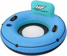 Täispuhutav ujumisrõngas Bestway Hydro-Force Whitecap Rider 43108, sinine, 119 cm