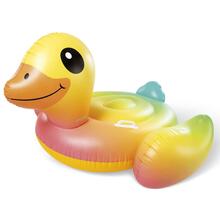 Täispuhutav parv Intex Mega Yellow Duck Island 57556NP, 147 x 147 x 81 cm, kollane