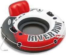 Täispuhutav ujumisrõngas Intex Aqua River Run 56825, 135 cm, valge/punane/hall