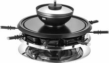Elektrigrill Unold Raclette Multi 4-in-1 48726, must/roostevaba teras, 1300 W