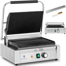 Kontaktgrill Royal Catering RCPKG-2200-R, 33 x 22 cm, 2200 W