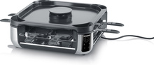 Raclette grill Severin RG 2379, 1900 W, must/hõbe