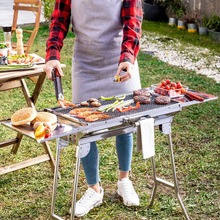 Süksigrill kokkupandav ExelQ InnovaGoods, roostevaba teras