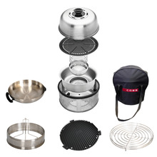 Reisigrill Cobb Premier Air, 33 cm, hõbe