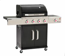 Gaasigrill Landmann Triton 4.1 PTS, must, 15 kW, 65 x 44 cm