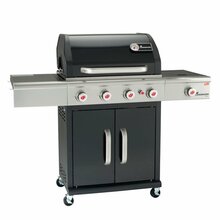Gaasigrill Landmann Triton 4.1, must, 15 kW, 12962