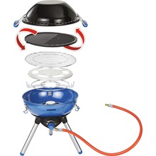 Gaasigrill Campingaz Party Grill 400 Caravan Connect, must/sinine, 30 mbar, 2023