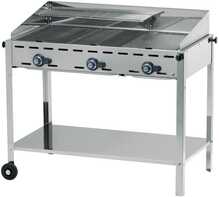 Gaasigrill Hendi Green Fire 3 põletit, 17,4 kW, 1078 x 612 x 825 mm