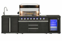 Gaasigrill Mustang Black Diamond 6+2, 287 x 60 cm