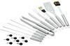 Grillitarvikute komplekt Zilverstad Leopold Vienna BBQ KIT LV01070, must, 48 x 24 x 8 cm