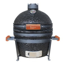 Grill Kamado Euroliux E-16M BBQ, 45 x 48 x 49 cm, must