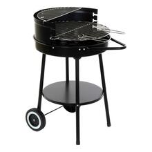 Metallist söegrill ratastega Dkd home decor, 59x49x82 cm