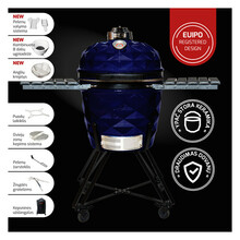 Grill KamadoClub Pro 2 Premium, sinine