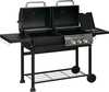 Gaasigrill Outsunny 2+1 põletiga, termomeeter, 3 kW, must