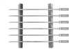 Vardas Enders Skewers With Stand 8802, 38 x 28 x 4,5 cm