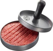 Burgeripress Gefu BBQ, must, hall, alumiinium, plast, 11,8 x 9,3 cm