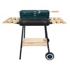 Söegrill Mirpol MIR244, 86 x 36 x 82 cm, must/roheline