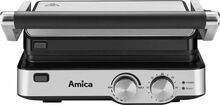 Elektrigrill Amica GK 4011, must, roostevaba teras, 2000 W