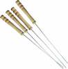 Grillvardad BBQ, terasest, 38,5 cm, 4 tk