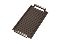 BBQ grill Cata, 22,8 x 43,2 x 3,8 cm, must