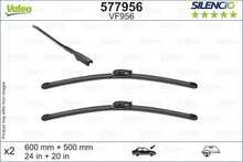 Klaasipuhastite komplekt Valeo Silencio VF956, 600/500 mm