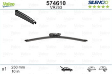 Tagumine klaasipuhasti Valeo Silencio Rear VR263, 250 mm