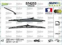 Klaasipuhastite komplekt Valeo Silencio Performance X2 VM208, 550/525 mm