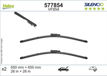 Klaasipuhasti Valeo Silencio VF854, 650 mm