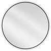 Vannitoapeegel Mexen Loft Round, 85 cm, must