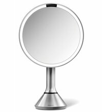 Kosmeetikapeegel Simplehuman Mirror, puutetundliku valgustugevuse reguleerimisega, ø 20 cm, roostevaba teras