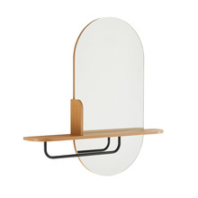 Peegel Pirmibaldai.lt Aalborg, 92x15x93 cm, tamm (pruun)