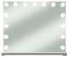 Kosmeetiline peegel Soulima 108 LED, 80 x 62 cm, hõbe