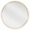 Vannitoapeegel Mexen Loft Round, 45 cm, kuldne