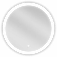 Vannitoapeegel Mexen Oro, 60 cm, LED valgustusega, hõbedane