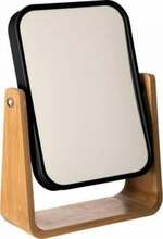 Kosmeetikapeegel Frame Bamboo, 22 x 16 cm, must