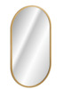 Vannitoa peegel Comad Lustro Apollo, 90 x 50 cm, kuldne