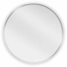 Vannitoapeegel Mexen Loft Round, 30 cm, hõbedane/roostevaba teras/inox