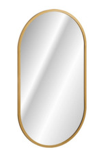Vannitoa peegel Comad Lustro Apollo, 90 x 50 cm, kuldne