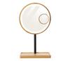 Kosmeetikapeegel Lanaform Bamboo Mirror, LED valgustusega