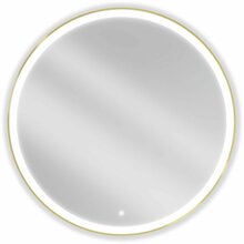 Peegel Mexen Esso, 100 cm, LED valgustusega, kuldne