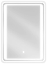 Peegel Mexen Zusa, 50 x 70 cm, LED valgustusega, läbipaistev/valge