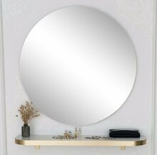 Peegel Kalune Design Gold 90, 90 x 90 cm, kuldne