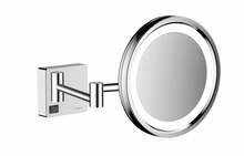 Kosmeetiline peegel Hansgrohe AddStoris, 41790000, 16 x 21.7 cm, kroom, LED valgustusega