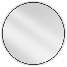Vannitoapeegel Mexen Loft Round, 90 cm, must