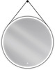 Vannitoapeegel Mexen Reni, 100 cm, LED valgustusega, must