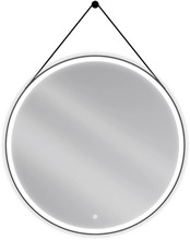 Vannitoapeegel Mexen Reni, 100 cm, LED valgustusega, must