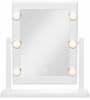 Kosmeetiline peegel 4Living, 37 x 41 cm, LED valgustusega, valge