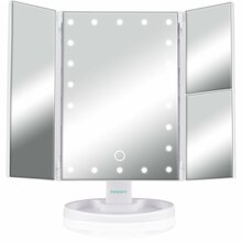 Kosmeetikapeegel Beper P302VIS050, 18 x 28 cm, LED, valge